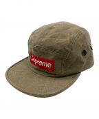 SUPREMEシュプリーム）の古着「washed canvas camp cap」｜グリーン