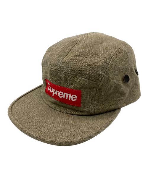 SUPREME（シュプリーム）SUPREME (シュプリーム) washed canvas camp cap グリーンの古着・服飾アイテム