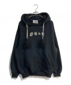 ADISHアディッシュ）の古着「Wared Lokiya Tassels Hoodie」｜ブラック