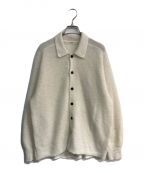 LOHENローヘン）の古着「MOHAIR POLO KNIT　24AW ユニセックス　LH24W-KN074」｜ホワイト