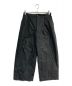 MAISON SPECIAL（メゾンスペシャル）の古着「VENTILE Gabardine Tow-Tuck Wide Pants 2タックワイドパンツ　11231461230」｜ブラック