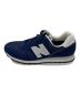 NEW BALANCE (ニューバランス) ローカットスニーカー ネイビー サイズ:24cm：5000円