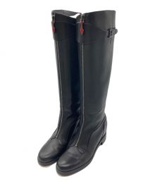 Christian Louboutin（クリスチャン・ルブタン）の古着「FORESTA FLAT CALF BOOTS」｜ブラック