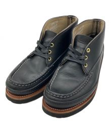 RUSSELL MOCCASIN（ラッセルモカシン）の古着「BLACK WEATHER TUFF-BROWN LEATHER MIDSOLE」｜ブラック