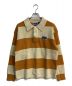 Patagonia（パタゴニア）の古着「Recycled Wool-Blend Rugby Sweater　 50周年記念 23AW　50900」｜オレンジ×ベージュ