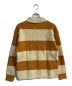 Patagonia (パタゴニア) Recycled Wool-Blend Rugby Sweater　 50周年記念 23AW　50900 オレンジ×ベージュ サイズ:M：20000円