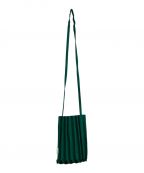 ISSEY MIYAKE meイッセイ ミヤケ ミー）の古着「TRUNK PLEATS BAG 12」｜グリーン