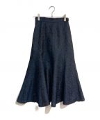 Ruimemeルイメーム）の古着「botanical jacquard skirt」｜ネイビー