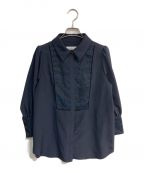 Ruimemeルイメーム）の古着「botanical jacquard blouse」｜ネイビー