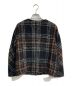 Demi-Luxe BEAMS (デミルクス ビームス) ループモヘヤ チェックジャケット　68-16-0149-287 ブラック サイズ:36：5000円