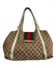 GUCCI (グッチ) GGキャンバストートバッグ　211937 ベージュ サイズ:-