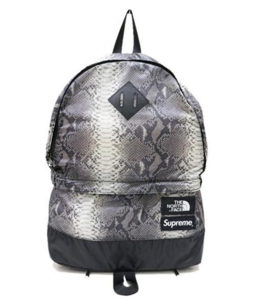 supreme the north face snakeskin lightweight day pack black