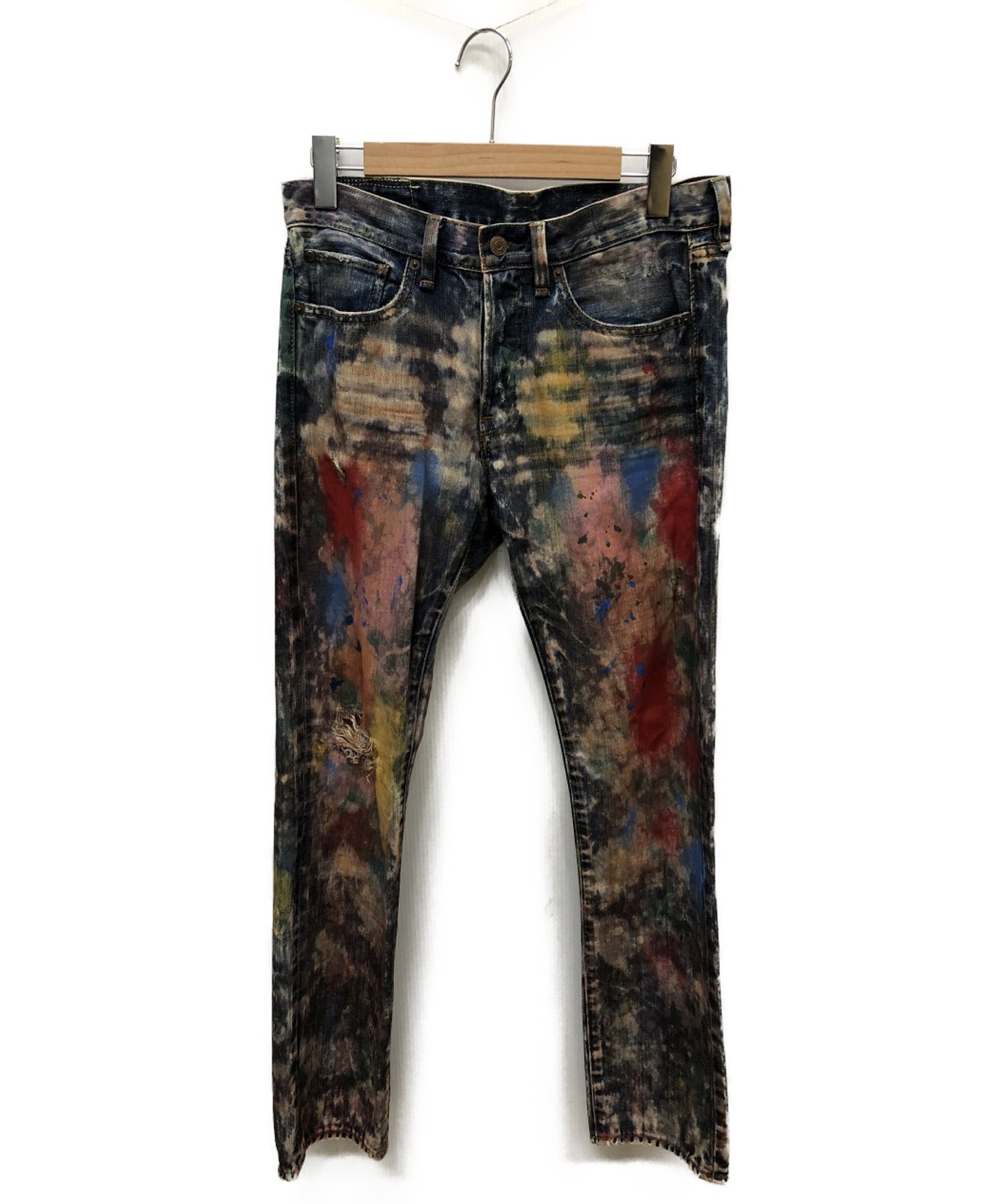 中古 古着通販 Denim Supply Ralph Lauren デニムアンドサプライ ラルフローレン ハードペイントデニム マルチカラー サイズ W31 ブランド 古着通販 トレファク公式 Trefac Fashion