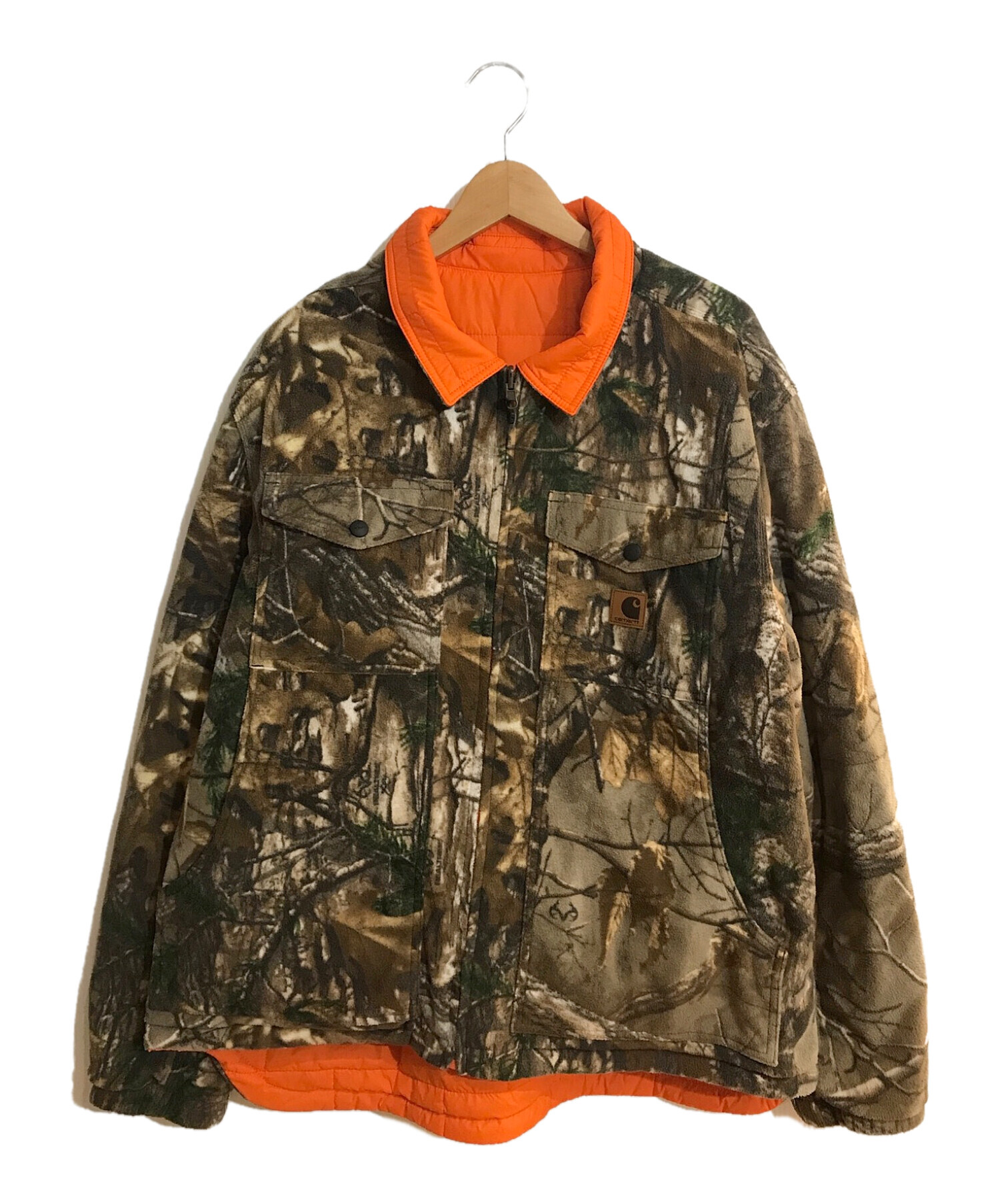 carhartt woodsville jacket blaze orange