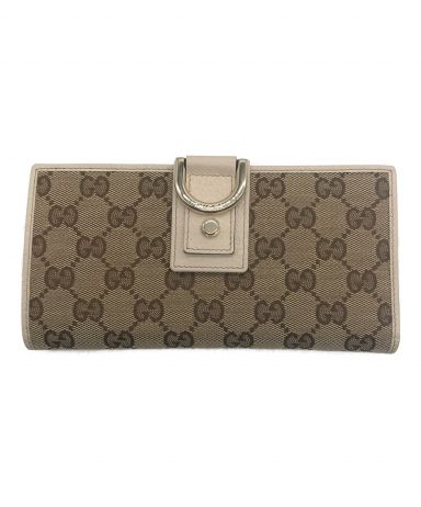 [中古]GUCCI(グッチ)のレディース 財布/小物 ＧＧキャンバスアビー長財布