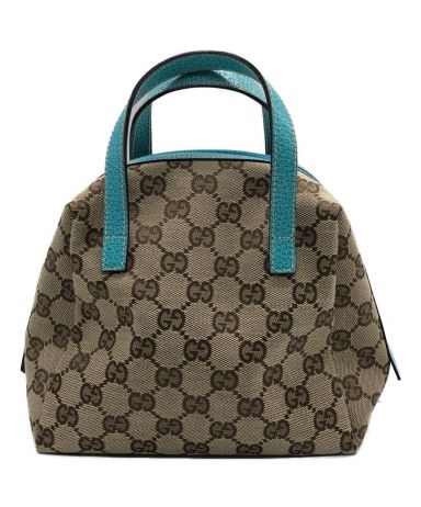 【中古・古着通販】GUCCI (グッチ) GGキャンバスミニハンドバッグ