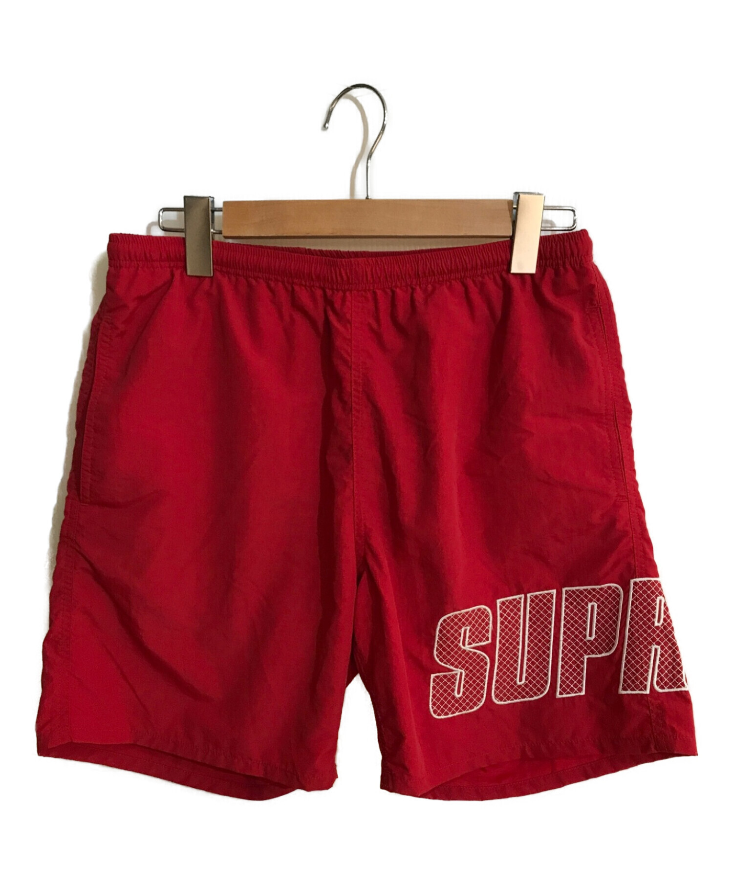 中古・古着通販】SUPREME (シュプリーム) logo applique water short