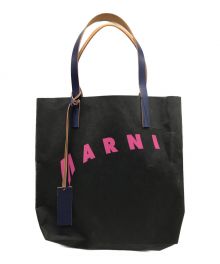 MARNI（マルニ）の古着「セルロースショッピングバッグ」｜ブラック