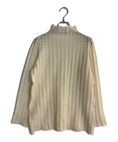 中古・古着通販】Ameri (アメリ) PLAID SHEER TURTLE KNIT/プレイド シアー タートルニット ベージュ  サイズ:F｜ブランド・古着通販 トレファク公式【TREFAC FASHION】スマホサイト