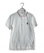 BURBERRY LONDONバーバリーロンドン）の古着「ロゴ刺繍ポロシャツ」｜ホワイト