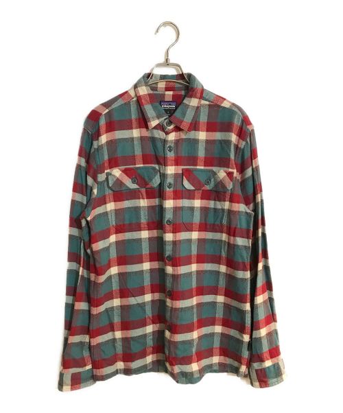 Patagonia（パタゴニア）Patagonia (パタゴニア) チェックネルシャツ レッド×ブルー サイズ:SIZE Sの古着・服飾アイテム