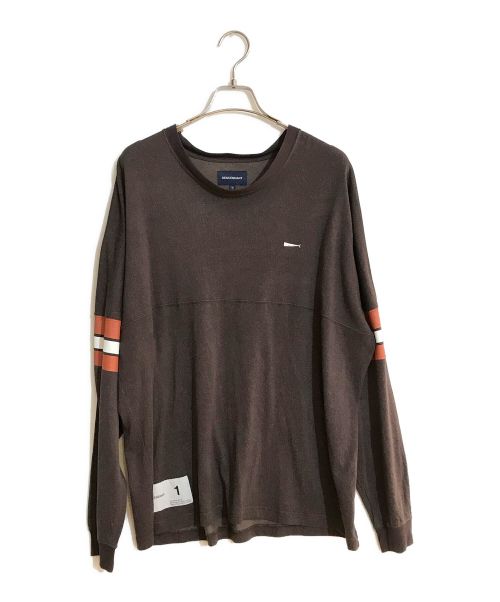 DESCENDANT（ディセンダント）DESCENDANT (ディセンダント) SACK JERSEL LS ブラウン サイズ:SIZE 1の古着・服飾アイテム