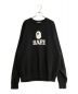 A BATHING APE（アベイシングエイプ）の古着「BAPE Relaxed Fit Crew Neck/ベイプ リラックス フィット クルー ネックー」｜ブラック