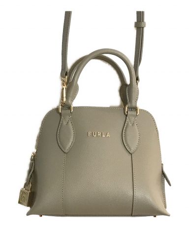 【中古・古着通販】FURLA (フルラ) ショルダーバッグ グレー