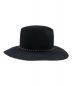 MINEDENIM (マインデニム) Studs Western HAT/スタッズ ウェスタン ハット ブラック：11800円