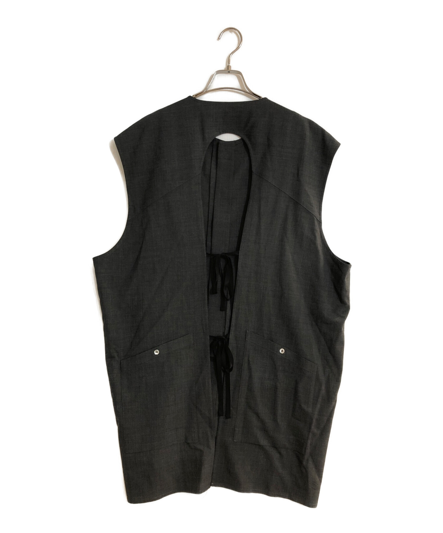 早期予約・新じゃが Super140 WOOL JERKIN HELI-CREW VEST .06 - 通販