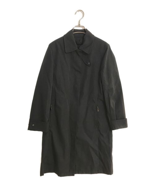 MaxMara（マックスマーラ）MaxMara (マックスマーラ) ステンカラーコート ブラック サイズ:SIZE 38の古着・服飾アイテム