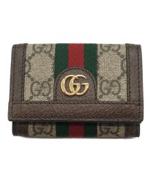 GUCCI（グッチ）の古着「〔オフィディア〕ミニ ウォレット」｜ベージュ