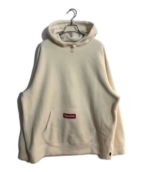 SUPREME（シュプリーム）Supreme (シュプリーム) BOXロゴポーラテックフリースパーカー ベージュ サイズ:SIZE ⅩLの古着・服飾アイテム