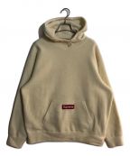 SUPREMEシュプリーム）の古着「ポーラテックフーテッドスウェットシャツ」｜アイボリー