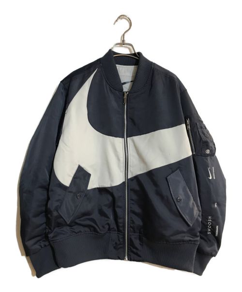 NIKE（ナイキ）NIKE (ナイキ) AS M NSW SYNFL SWOOSH BOMBER THUNDER/スウッシュ ボンバー サンダー ネイビー サイズ:Lの古着・服飾アイテム