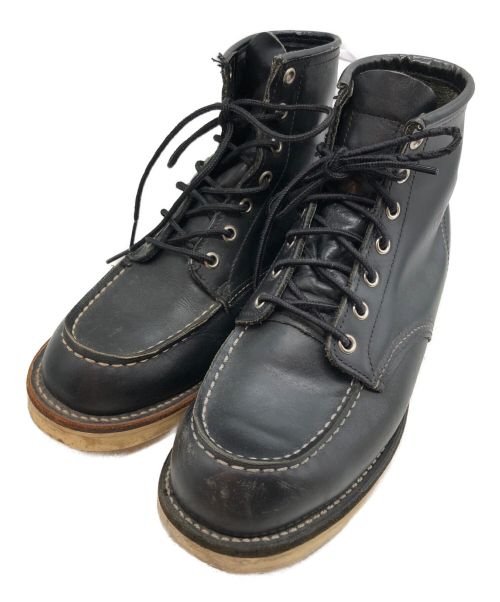 RED WING（レッドウィング）RED WING (レッドウィング) 6INCH MOC TOE BOOT ブラック サイズ:8 1/2の古着・服飾アイテム