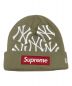 SUPREME×NEWERA（シュプリーム × ニューエラ）の古着「yankees beanie/ヤンキースビーニー」｜ベージュ