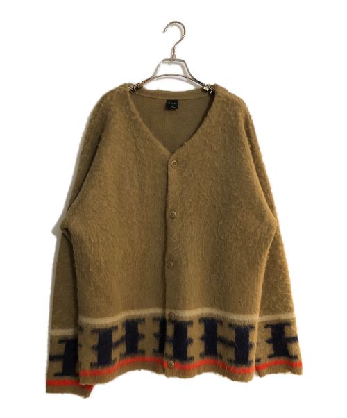 HUF（ハフ）HUF (ハフ) PALISADES CARDIGAN/パリサデスカーディガン ブラウン サイズ:SIZE ⅩLの古着・服飾アイテム