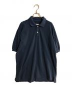 ts(s)ティーエスエス）の古着「Cotton Pique Jersey Big Polo Shirt/コットンジャージーピケビッグポロシャツ」｜ブルー