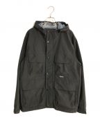 stussyステューシー）の古着「SOLID TAPED SEAM MEN'S JACKET MULTI」｜ブラック