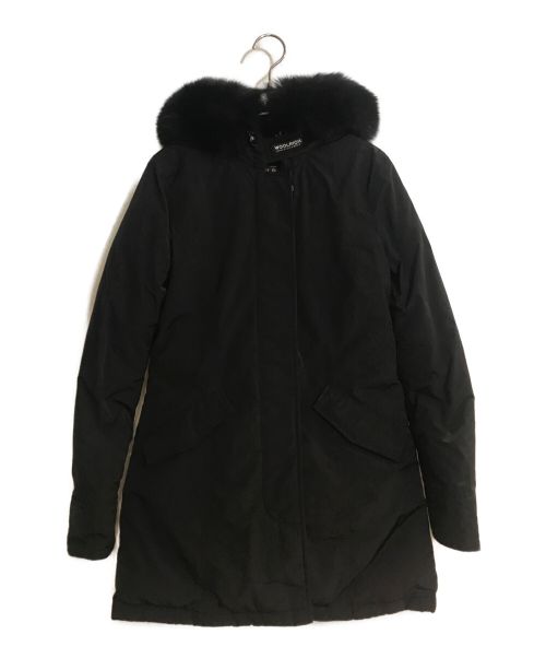 WOOLRICH（ウールリッチ）WOOLRICH (ウールリッチ) フォックスファー ダウンコート ブラック サイズ:sの古着・服飾アイテム