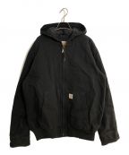 CarHarttカーハート）の古着「WASHED DUCK INSULATED ACTIVE JACKET/ウォッシュドダックインシュレーションアクティブジャケット」｜ブラック