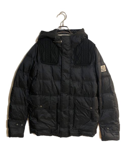 MONCLER GAMME BLEU（モンクレール ガム ブルー）MONCLER GAMME BLEU (モンクレール ガム ブルー) 切替ダウンジャケット ブラック サイズ:1の古着・服飾アイテム