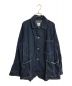 POST O'ALLS（ポストオーバーオールズ）の古着「8 oz. vintage denim indigo/8oz.ヴィンテージデニムインディゴ」｜deep washed