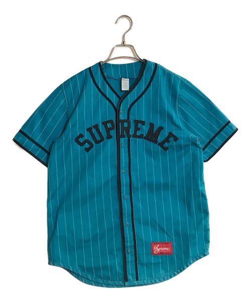 SUPREME（シュプリーム）SUPREME (シュプリーム) Baseball Arc Logo jersey ブルー サイズ:SIZE Mの古着・服飾アイテム