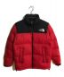 THE NORTH FACE（ザ ノース フェイス）の古着「ヌプシジャケット」｜ブラック×レッド