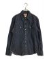 SUGAR CANE（シュガーケーン）の古着「BLUE DENIM L/S WESTERN SHIRT/ブルーデニムL/Sウエスタンシャツ」｜インディゴ