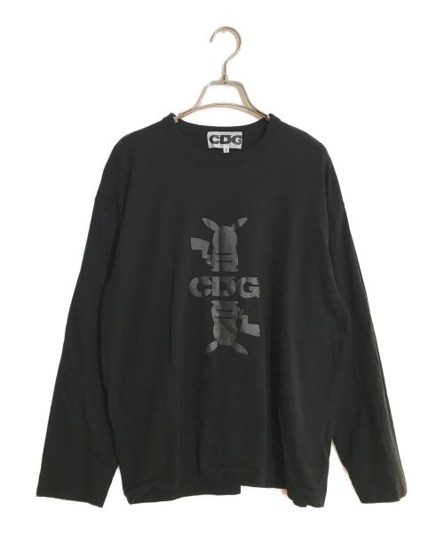 COMME des GARCONS（コムデギャルソン）COMME des GARCONS (コムデギャルソン) Pokemon (ポケモン) OVERSIZED LONG SLEEVED T-SHIRT ブラック サイズ:SIZE Sの古着・服飾アイテム