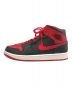 NIKE (ナイキ) AIR JORDAN 1 MID/エアジョーダン 1 ミッド black/fire red-white サイズ:SIZE 27.0cm：11800円