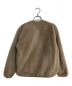 DANTON (ダントン) HIGH PILE ZIP V-NECK JACKET/ハイパイルフリースVネックジャケット ベージュ サイズ:36：7800円